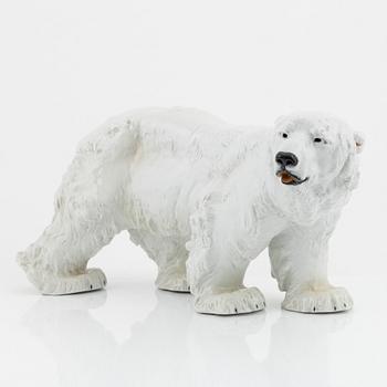 Otto Jarl, a model 'T 181' porcelain sculpture of a polar bear, Meissen, Germany, first half of the 20th Century.