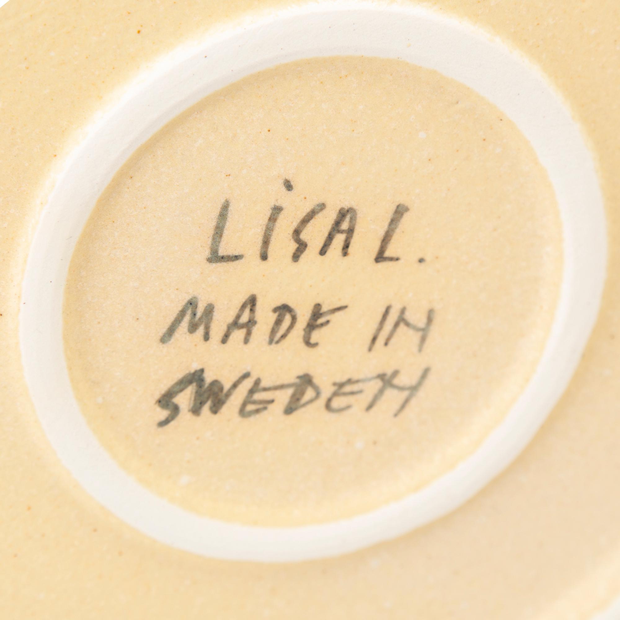 Two stoneware vases by Lisa Larson, Gustavsberg.