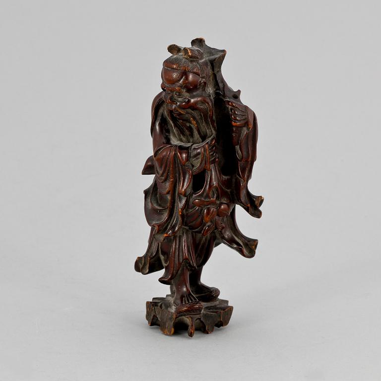 FIGURIN, trä, Kina, 1800/1900-tal.