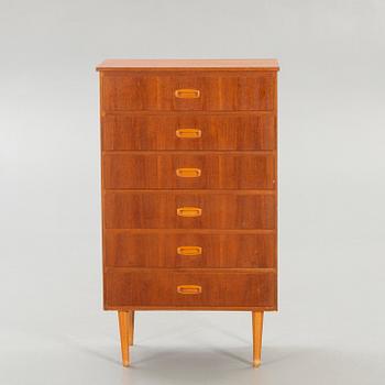 Byrå, teak, 1960-tal.