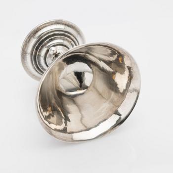Johan Rohde, bowl on foot, sterling silver, Georg Jensen, Copenhagen, 1920.