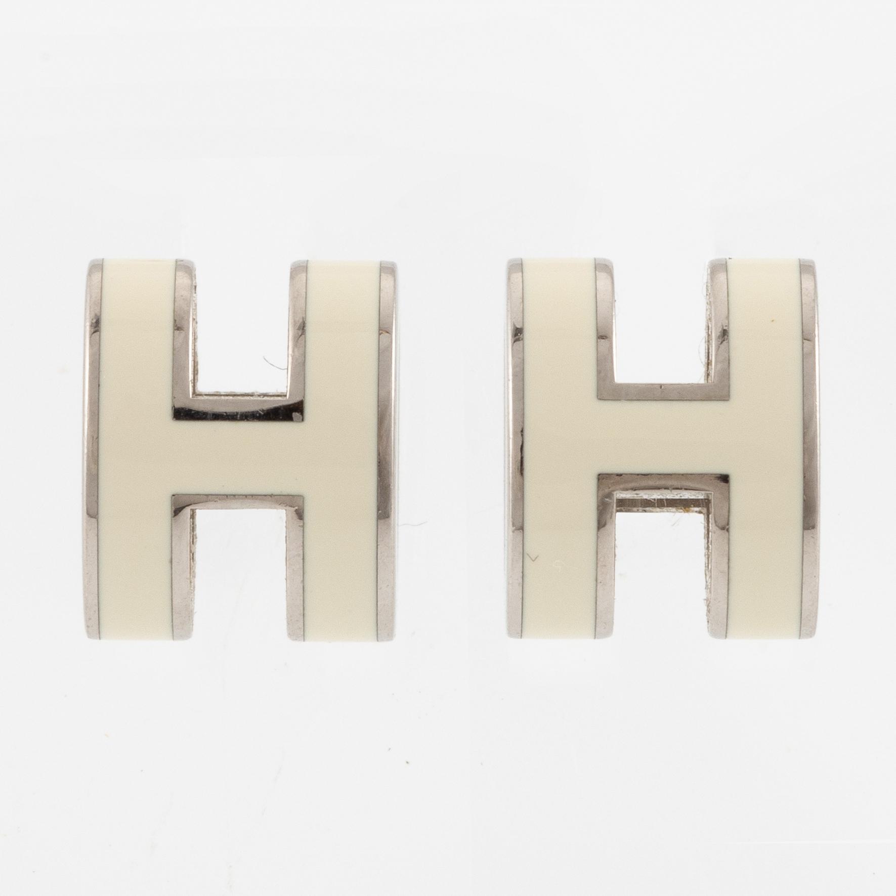 Hermès, earrings, "Mini Pop H".