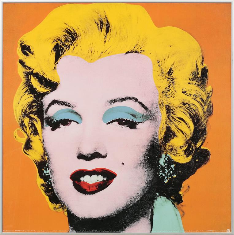 after, offset lithography / poster, 'Marilyn Monroe'.