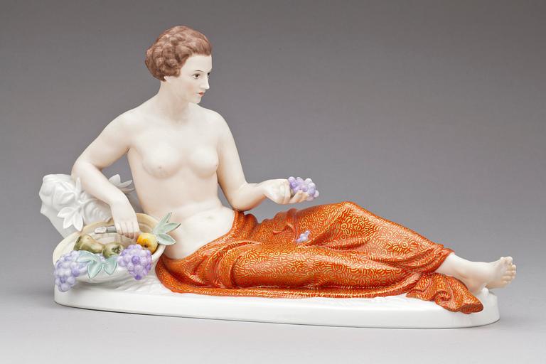 FIGURIN, porslin, H Meisel, Rosenthal, 1900-talets början.