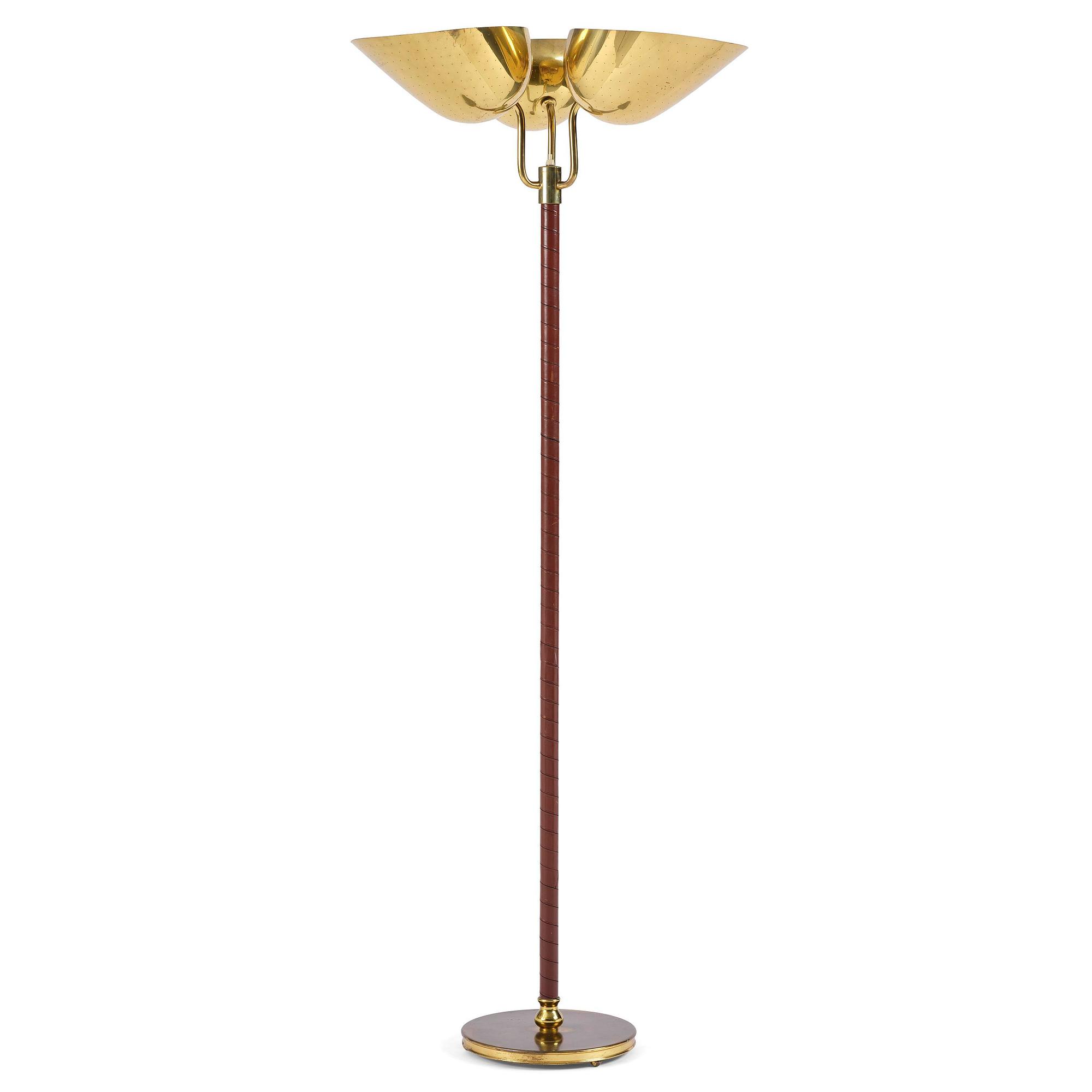 Carl-Axel Acking, a floor lamp model "2645", Bröderna Malmströms Metallvarufabrik, Malmö, 1940s-50s.
