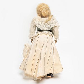 Biscuit doll, 19th century.