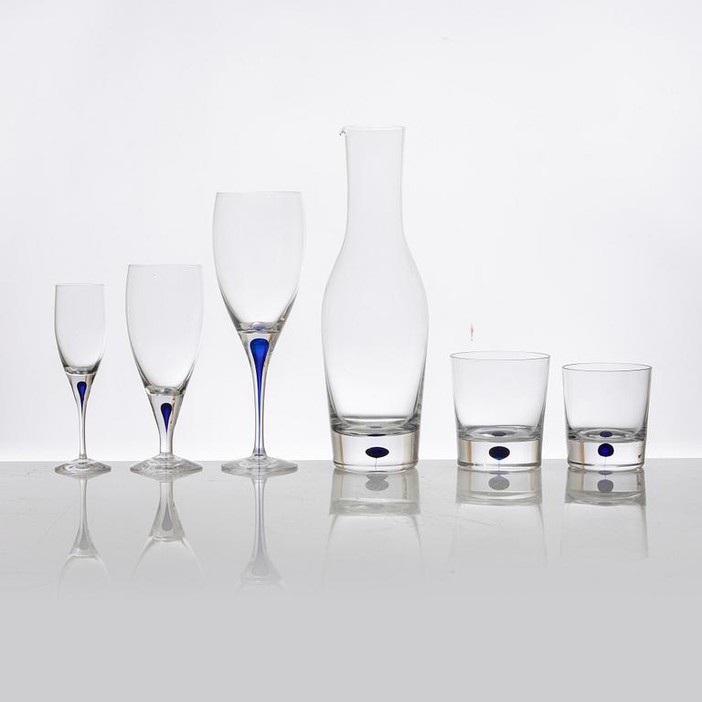 Erika Lagerbielke, a 38-piece glass service, 'Intermezzo', Orrefors.