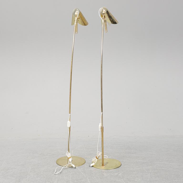 A pair of IKEA floor lamps.