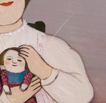 ANNUKKA GRÖNLUND, öljy kankaalle, signeerattu ja päivätty 90.