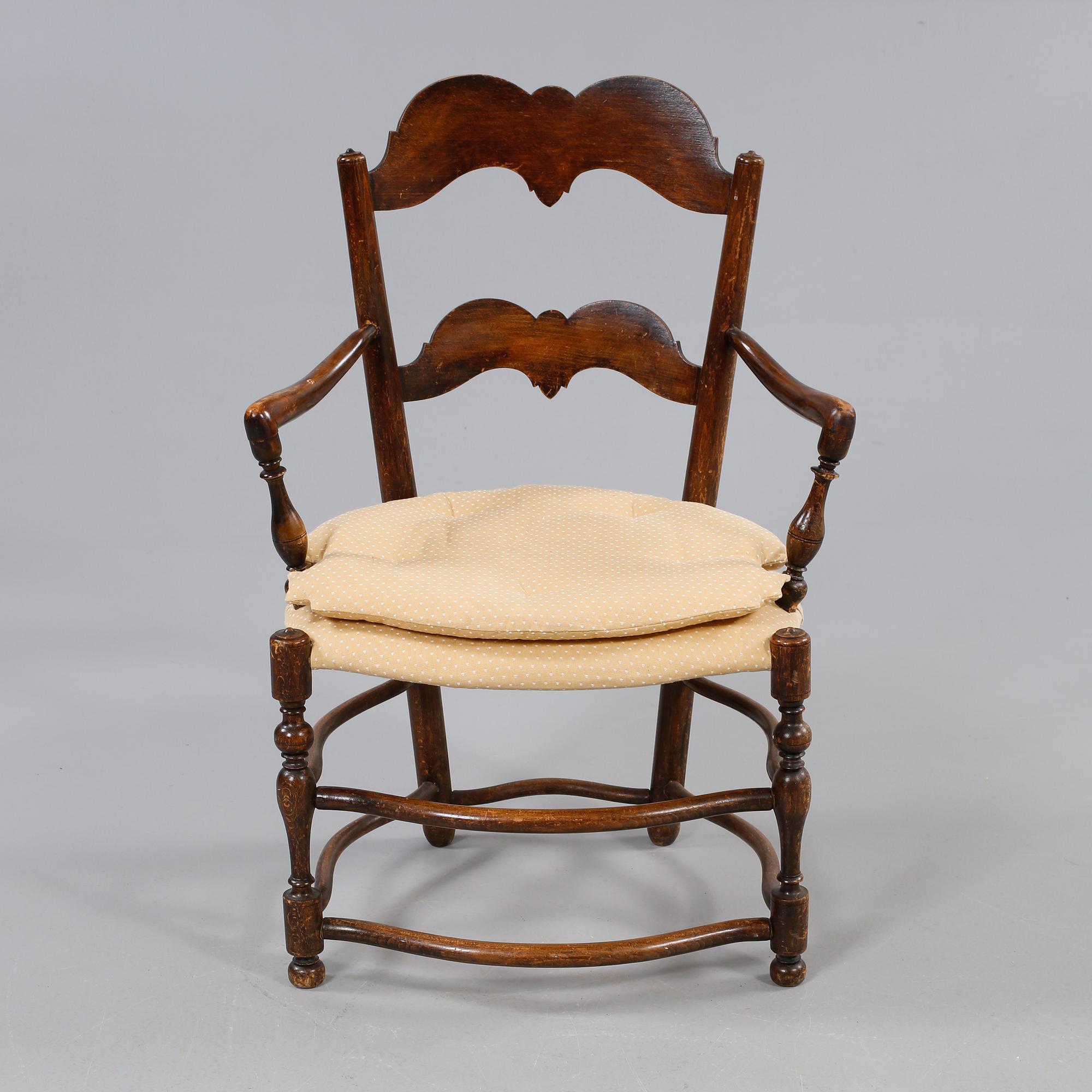 KARMSTOL, shaker-modell, 1800/1900-tal.
