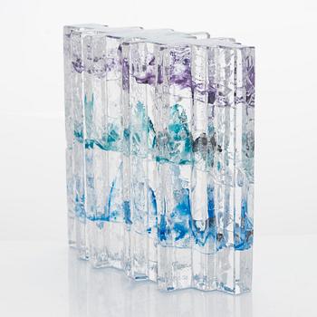 Helena Tynell, 'Forest' glass sculpture, signed Helena Tynell Riihimäen Lasi Oy.