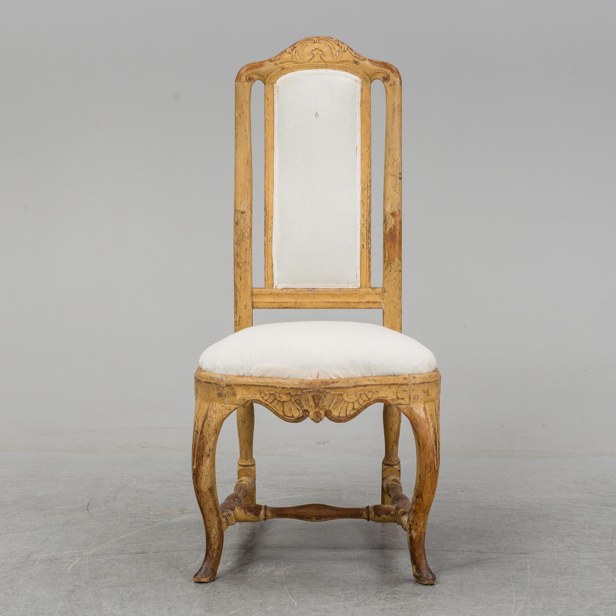 A mid 18th Century rococo chair.