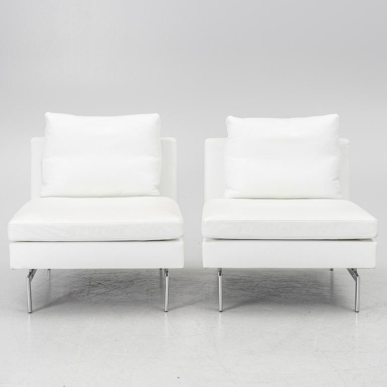 Armchairs, a pair, Ligne Roset, France.