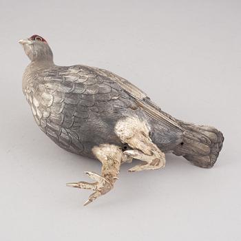 A large 20th century silver 925/1000 Grouse.