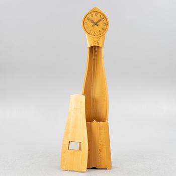 Carl Malmsten, long case clock, 'Tidlösa', late 20th century.