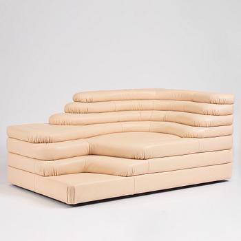 Ubald Klug, a two piece modular sofa, model "DS-1025, Terazza", De Sede, Switzerland, post 1973.