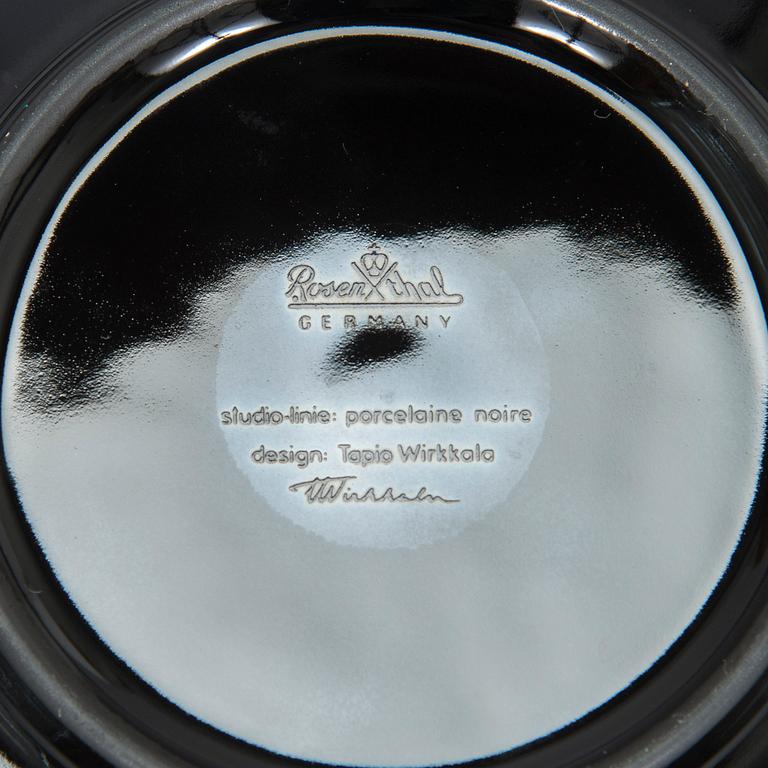 Tapio Wirkkala, tea cups with saucers, 15 pcs, "Variation", Rosenthal Studio-line Germany.