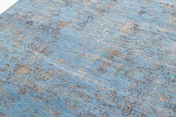 Matta, Jaipur, ull med silkesinslag. 185 x 280 cm.