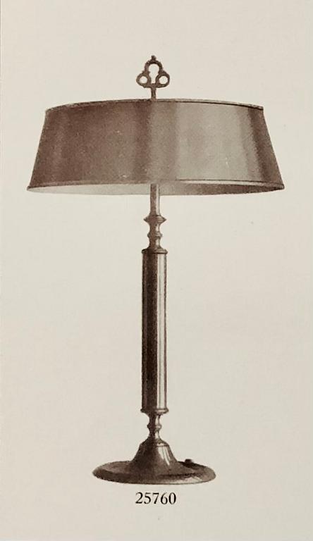 Melchior Wernstedt, a pair of table lamps, model "25760", Nordiska Kompaniet, 1920s.