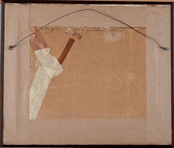 ANNA SAHLSTEN, tillskriven, olja på skiva, märkt a tergo, daterad 1929.