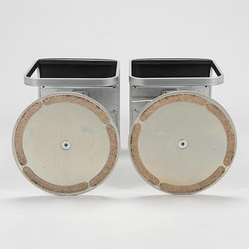 Shin & Tomoko Azumi, bar stools, 2 pcs, "Lem", LaPalma, Italy, 21st century.