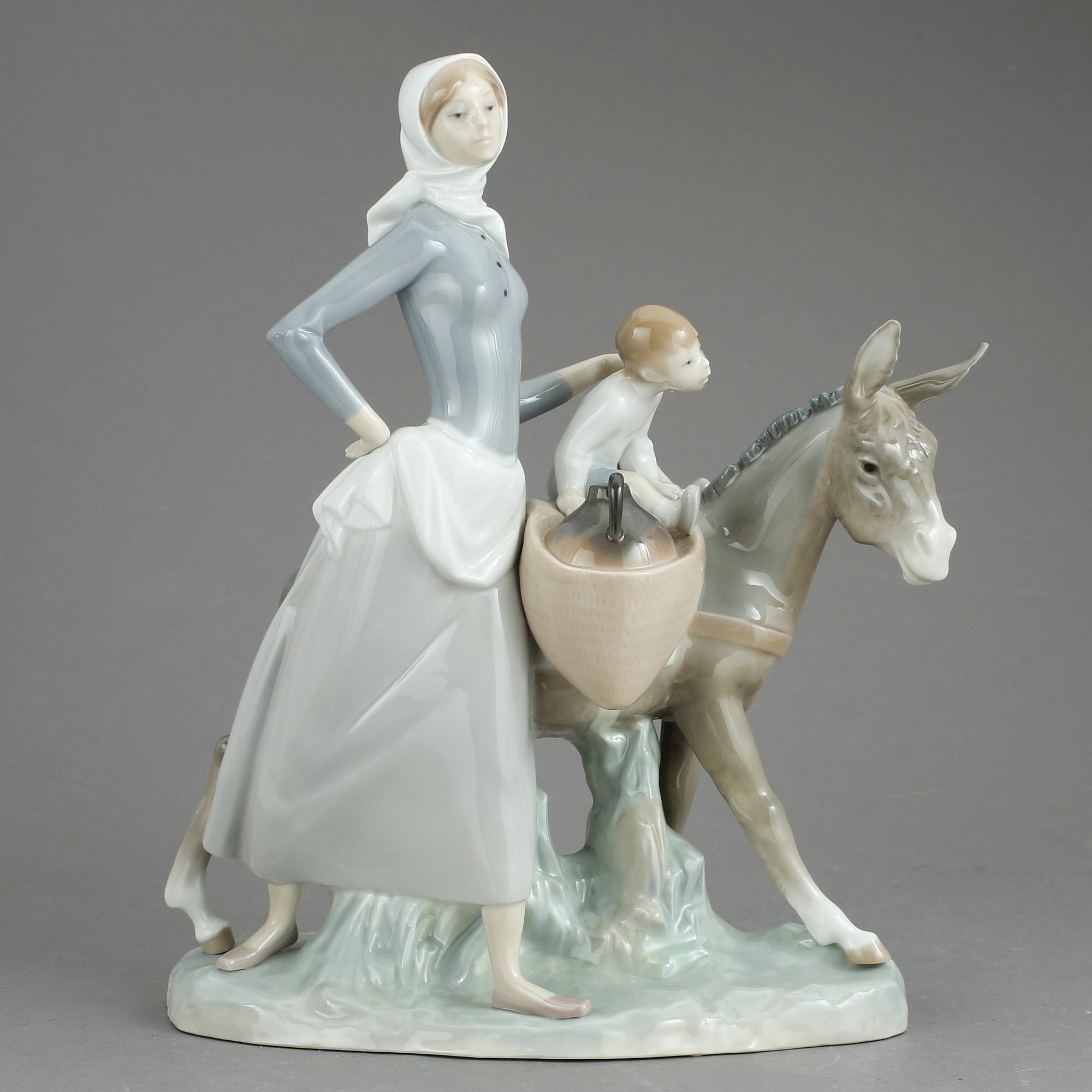 FIGURIN, porslin, Lladro, Spanien.