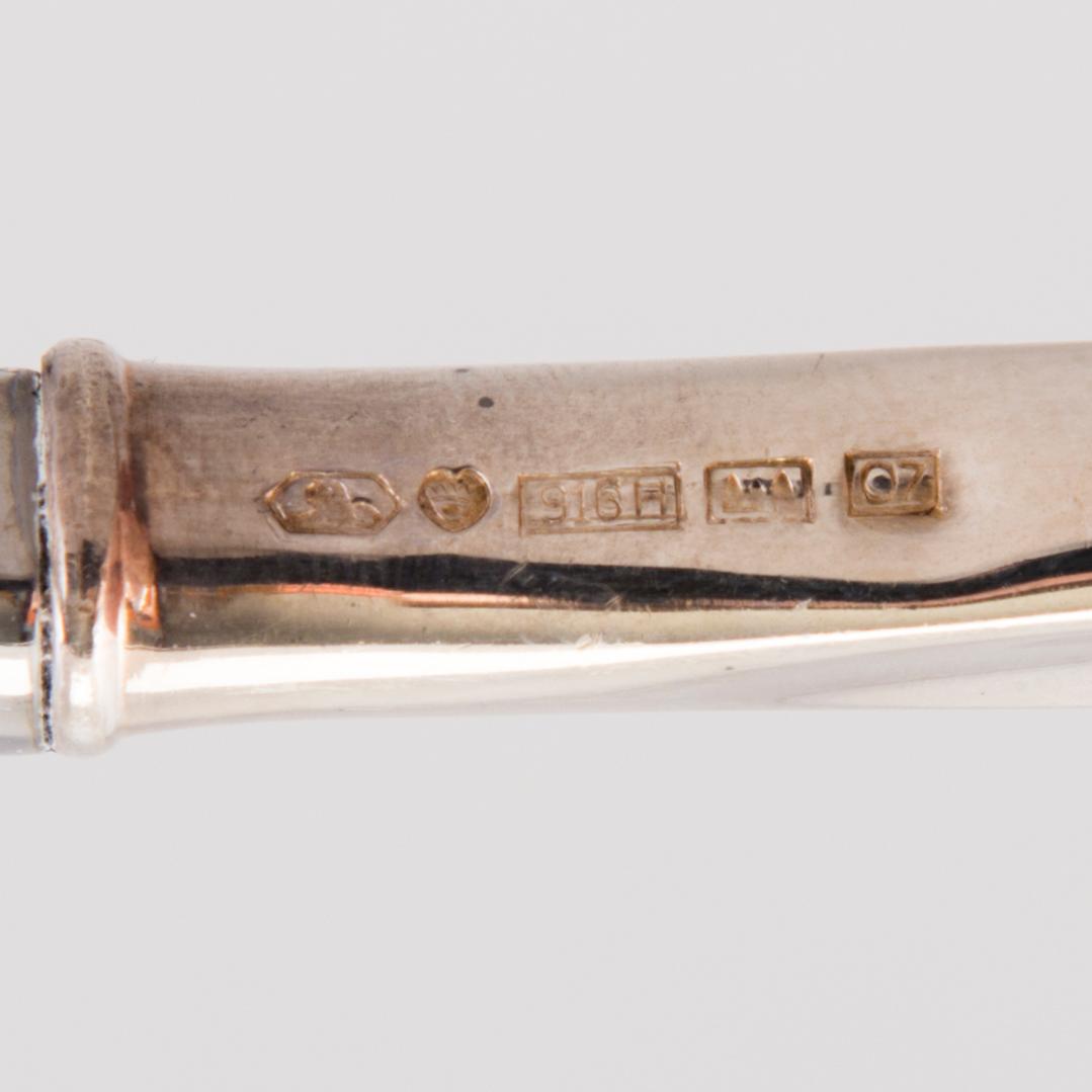 TAPIO WIRKKALA, ATERINSARJA, 57 osaa, hopeaa, "Tapio", Hopea-/Kultakeskus, Hämeenlinna 1961-76.