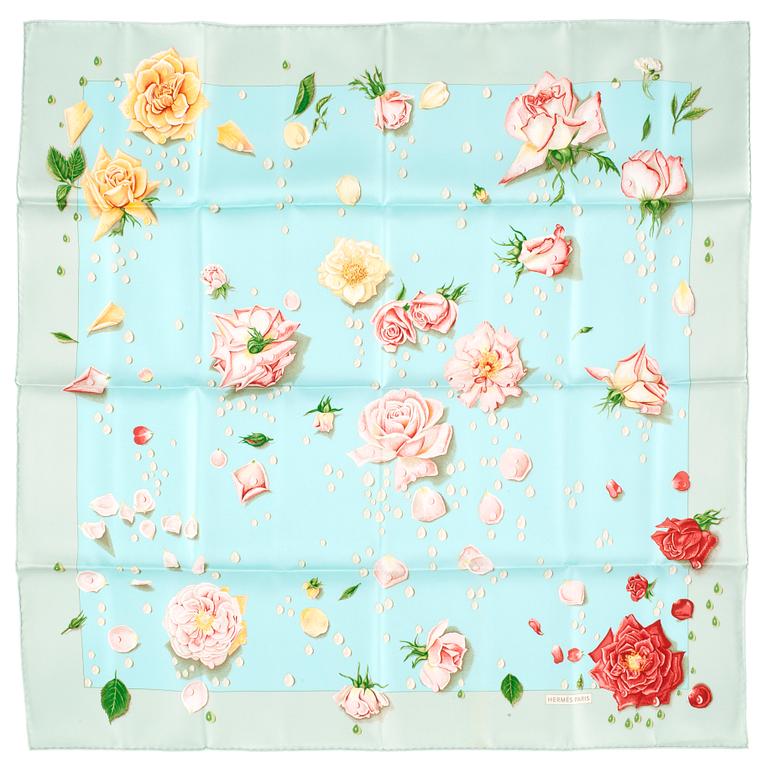 HERMÈS, silk scarf.