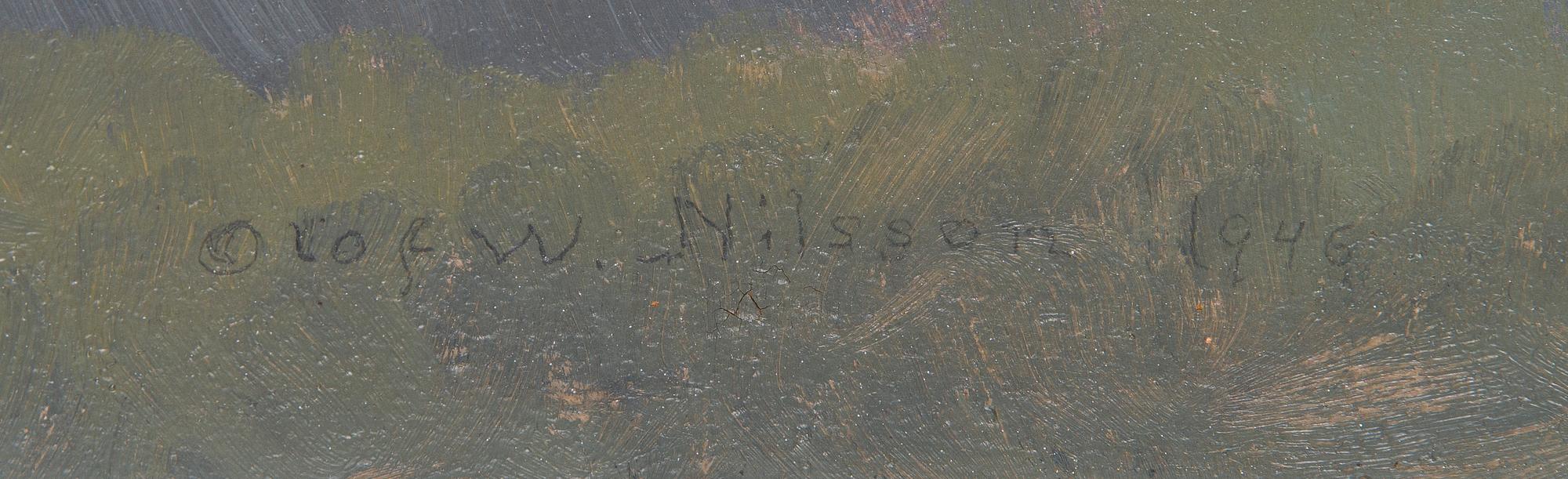 Olof Walfrid Nilsson, Landskap i skymningen.