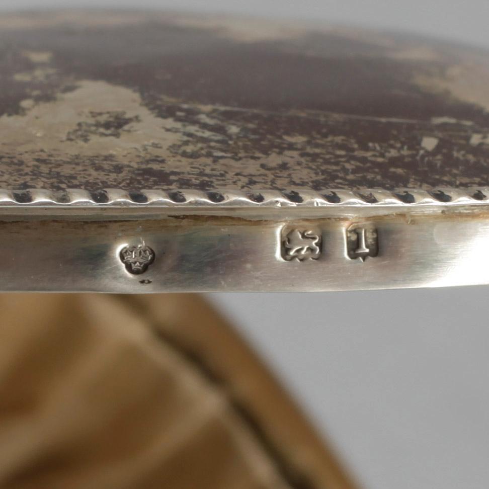 FAT samt SMYCKEASK, silver, bland annat "Magnolia", Georg Jensen, Danmark,  1900-talets andra hälft.