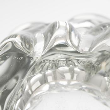 Tapio Wirkkala, maljakko, "Kalvolan kanto", signeerattu Tapio Wirkkala 80/1985.