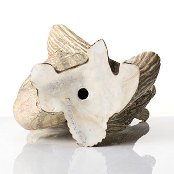 Stig Lindberg, a stoneware sculpture of 'Leda and the Swan', Gustavsberg, Sweden 1940-50s.