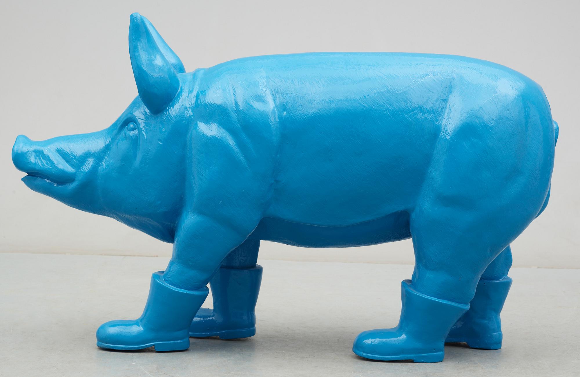 WILLIAM SWEETLOVE, Sculpture in resin and fiber glass. Signed and numbered 40/50. 2007.