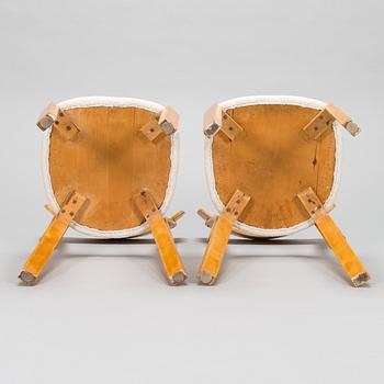 Alvar Aalto, a pair of 1940s '69' chairs for O.Y. Huonekalu- ja Rakennustyötehdas A.B.