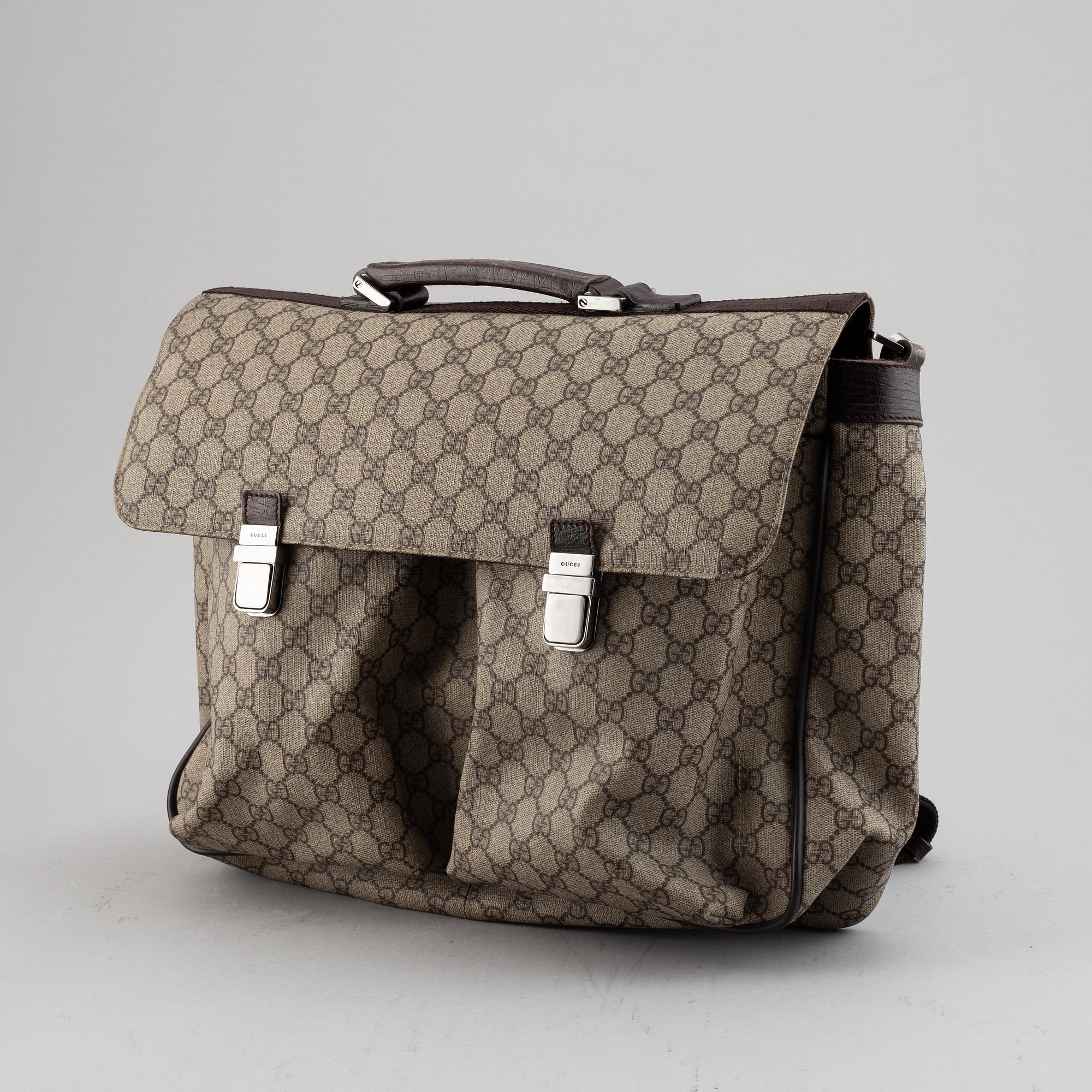 Gucci, a messenger bag.