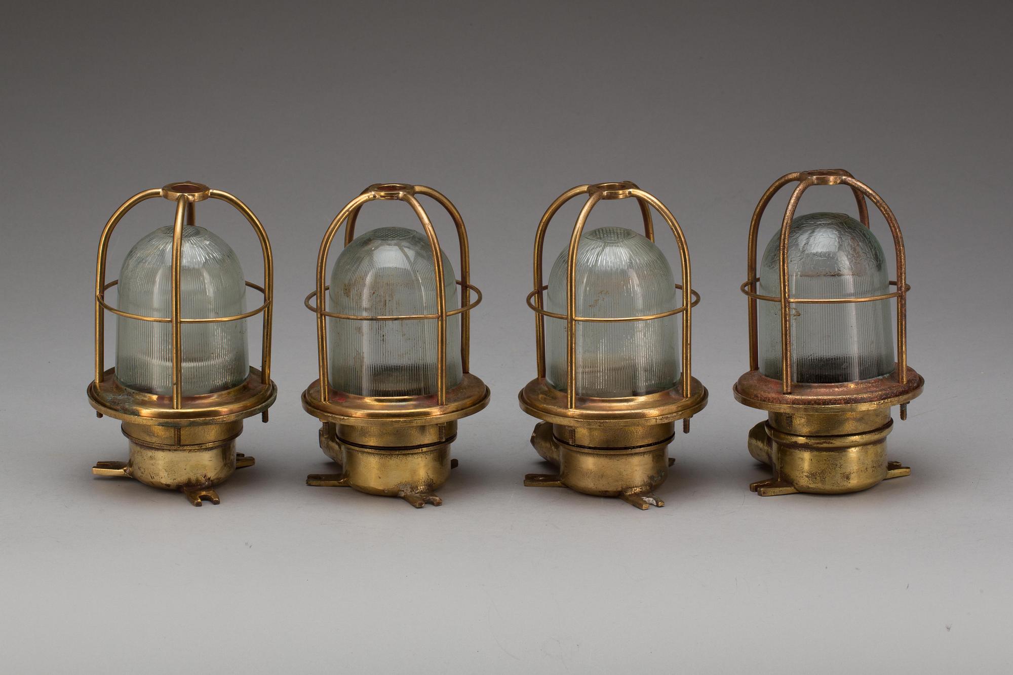 FARTYGSARMATURER, 4 st, snarlika, 1900-tal.