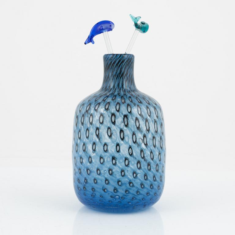 Bertil Vallien, a glass vase, Boda.