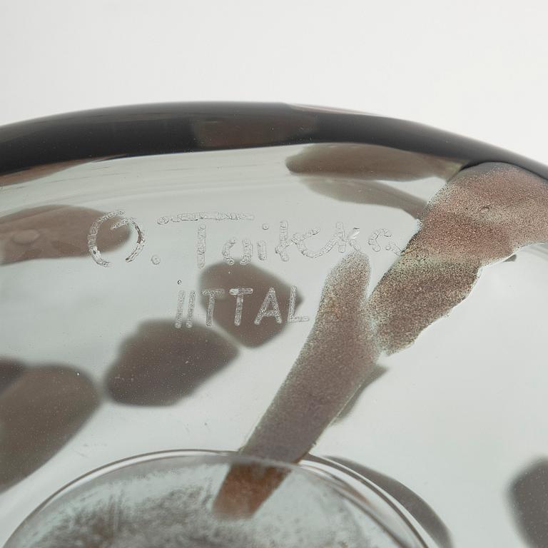 Oiva Toikka, glasfågel, "Long-eared owl", signerad O. Toikka Iittala.