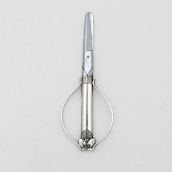 Georg Jensen, Grape scissors, sterling silver,  'Cactus',  Denmark 1933-44.