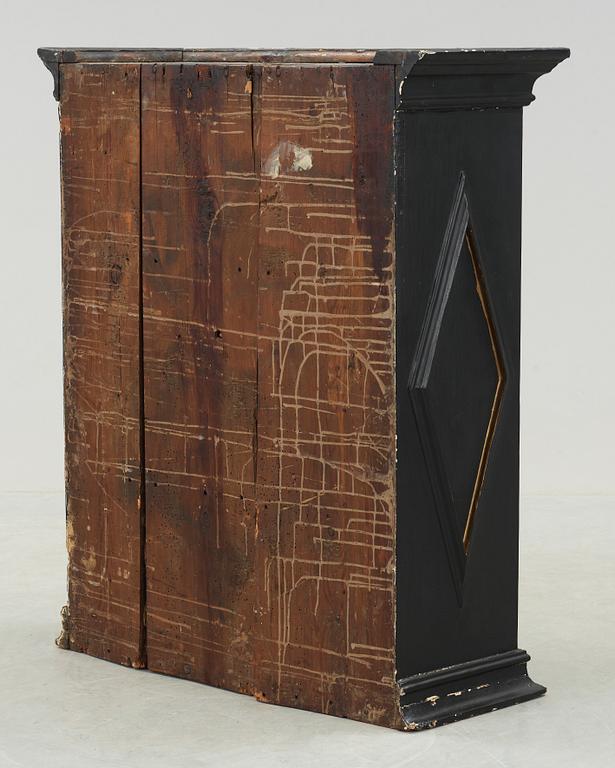 VÄGGSKÅP, barock, 1700-talets mitt.