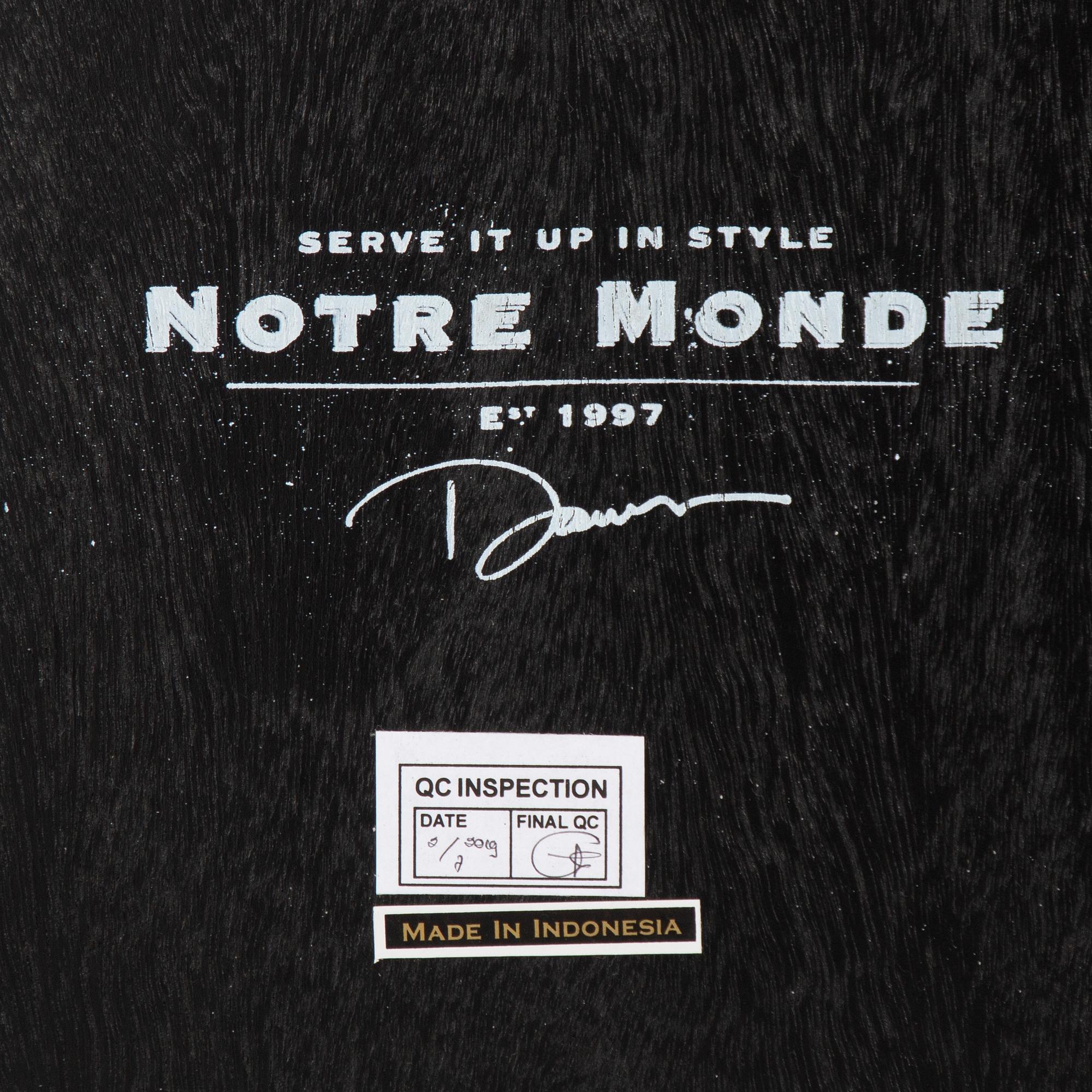 Alain Van Havre, spegel, "Aged", Notre Monde/Ethnicraft, 2019.