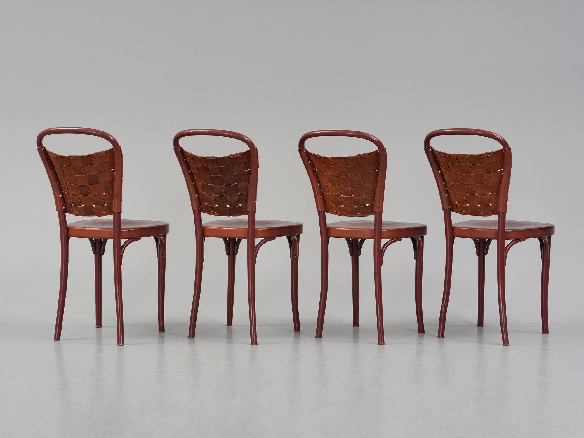 Jonas Bohlin, stolar, fyra stycken, "Vilda 5", Gemla, Diö, 2012, specialutgåva för Taverna Brillo.