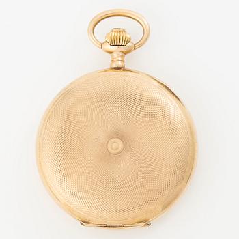 Georges Favre-Jacot, ladie's pocket watch, hunter case, 33 mm.