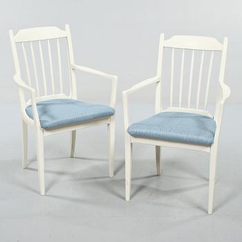 KARMSTOLAR, ett par, "Nya Guldheden", Carl Malmsten, 1900-talets andra hälft.