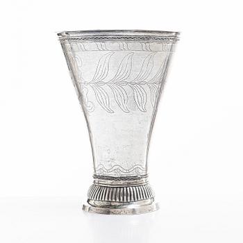 Anders Hjulström, bägare, silver, Köping 1798.