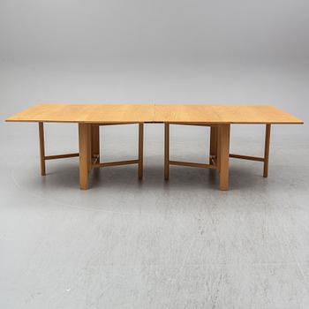 A second half of the 20th Century 'Maria Flap' table by Bruno Mathsson, Firma Karl Mathsson, Värnamo.