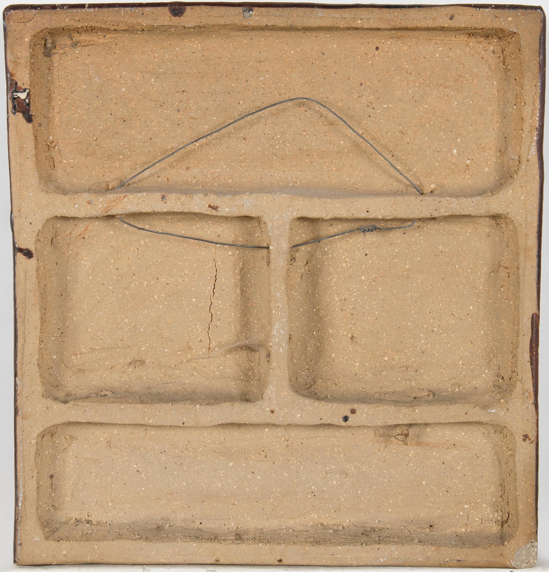 Åke Holm, A stoneware wall relief by Åke Holm, signed.