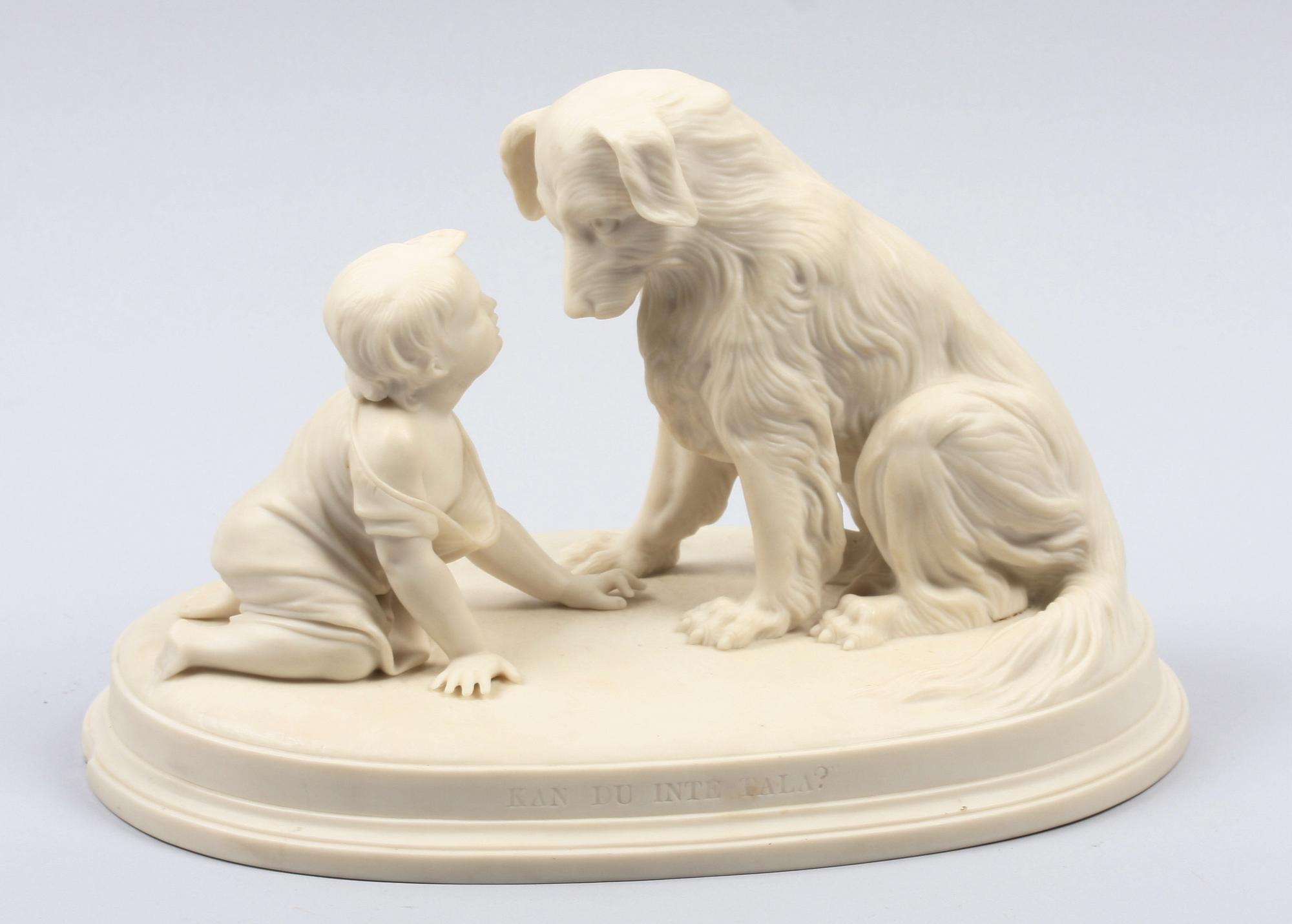 FIGURIN, parian. Gustavsberg.