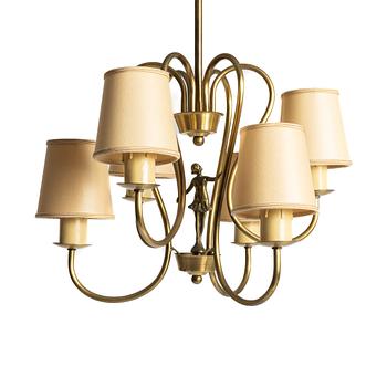 Swedish Modern, Ceiling lamp, 1940s.