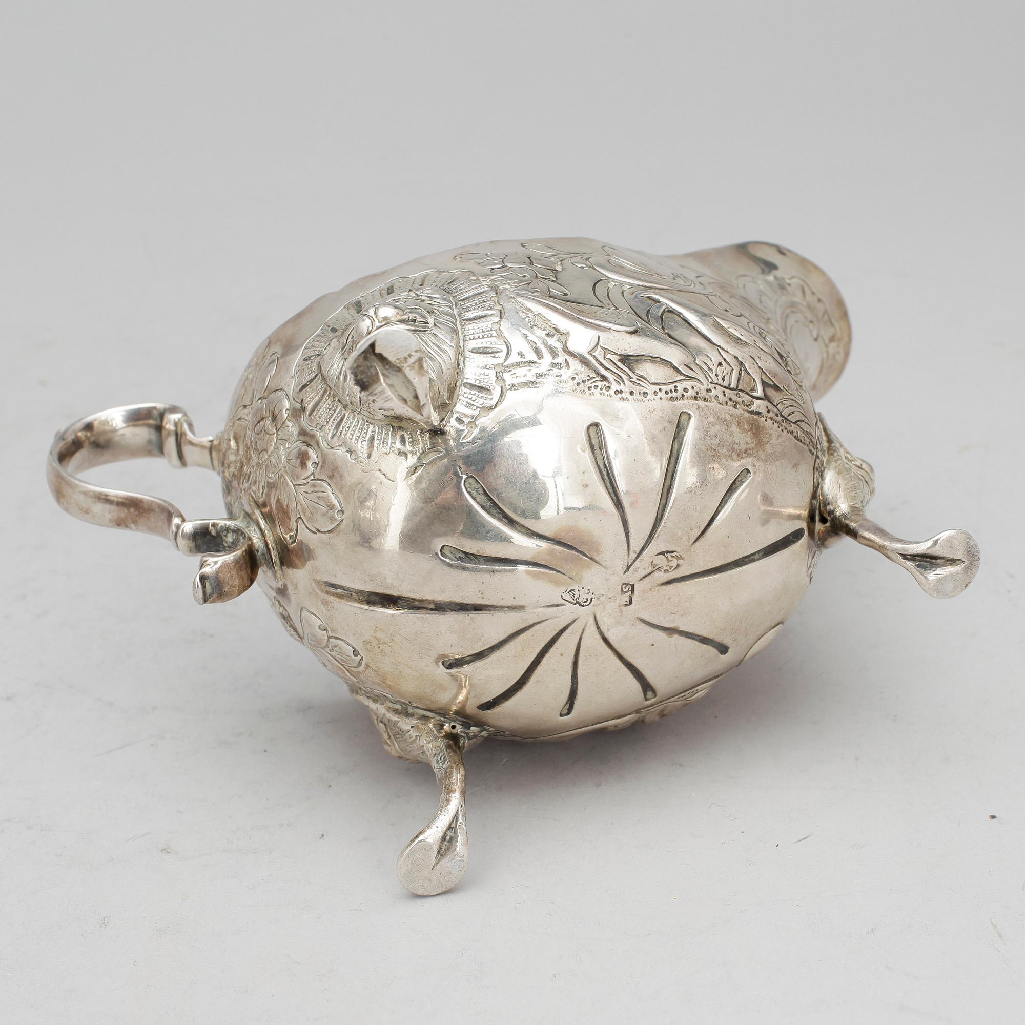 SNIPA, silver, Stephen Walsh, Cork, 1700-tal. Vikt ca 147 gram.